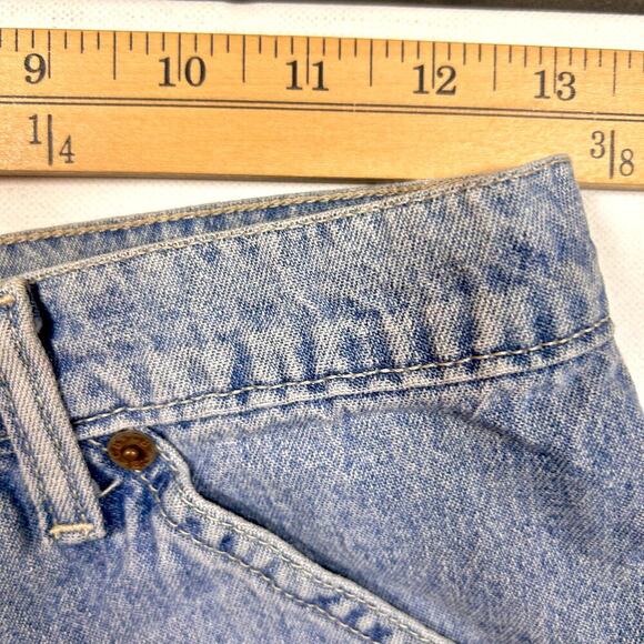 VINTAGE 80s Code Bleu Preppy Boho Utility Summer Festival Cargo Short 27 - Picture 3 of 5